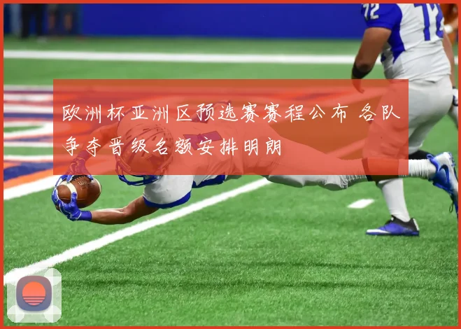 欧洲杯亚洲区预选赛赛程公布 各队争夺晋级名额安排明朗